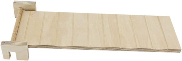 Getzoo schwenkbare Holzrampe L (32x10cm)