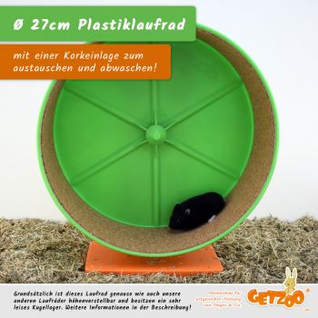 Getzoo-27cm-Plastiklaufrad-Plastik-Laufrad-Nager-Tier-Kleintier-Hamster-M-use-Rad