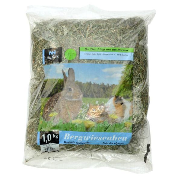 Nuber Bergwiesen-Kleintierheu 1kg